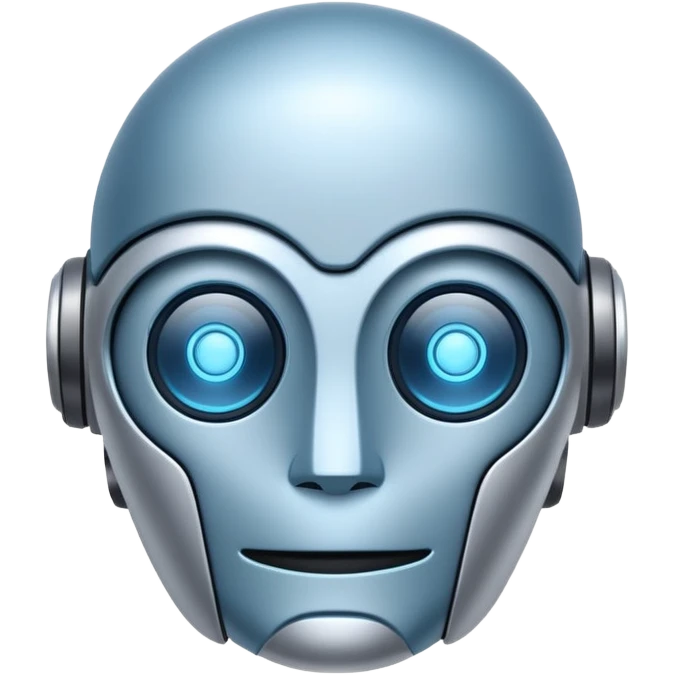 A smart home AI system emoji with a robot face and home automation symbols, friendly design emoji