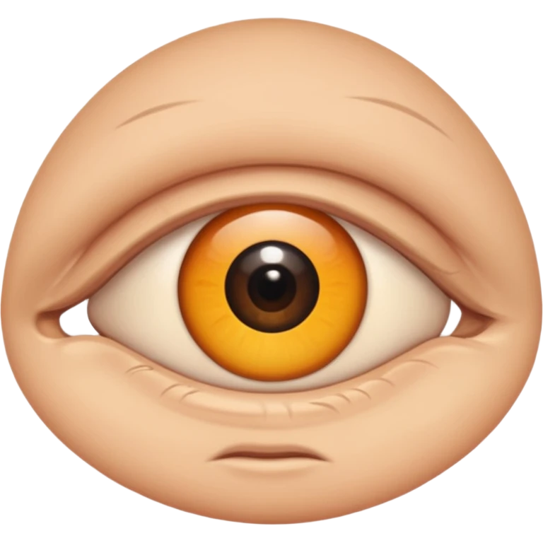 one eye emoji