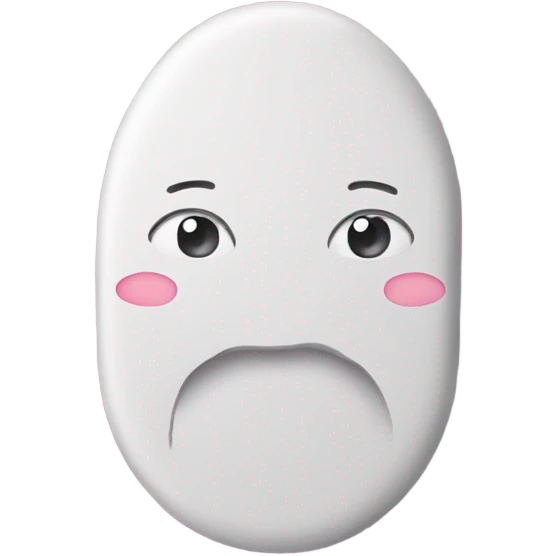 period pad with smile emoji