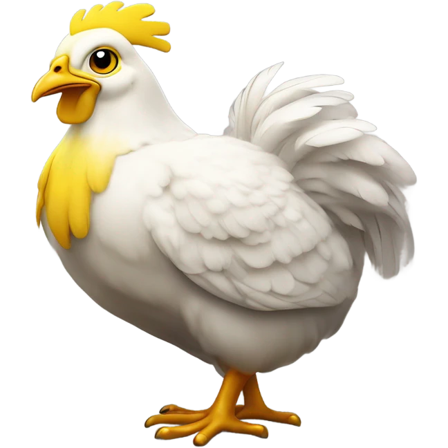 Poussin très grand emoji