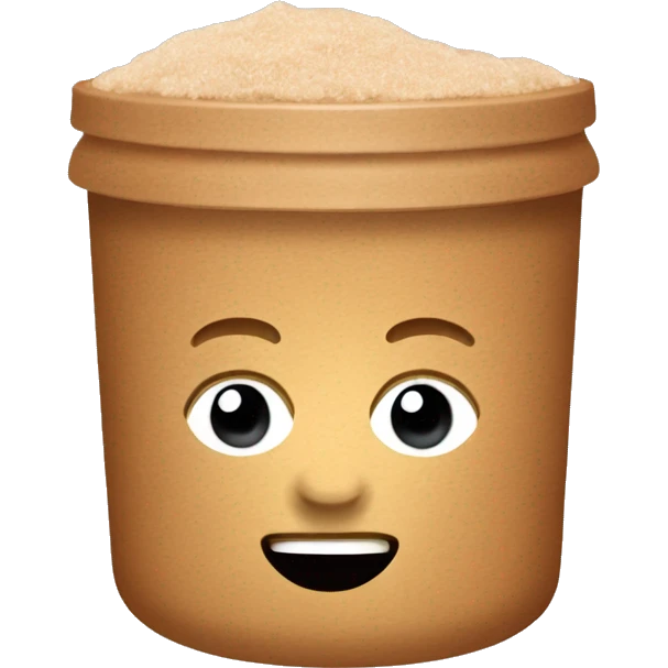 light brown body scrub pot emoji