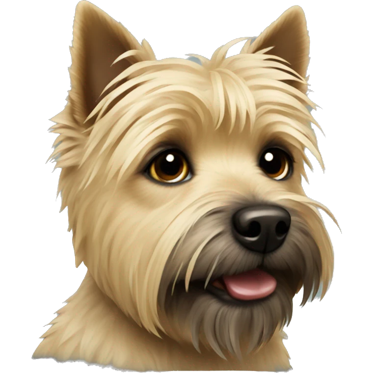 Blonde cairn terrier emoji