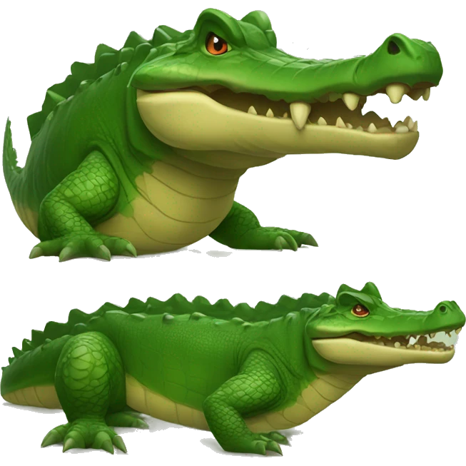 crocodile in the style of world of warcraft emoji