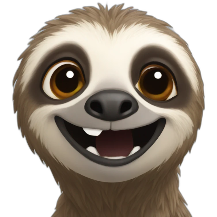 brb sloth emoji