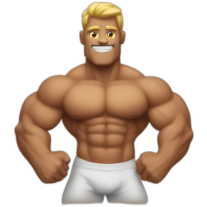 Bodybuilder gigant emoji