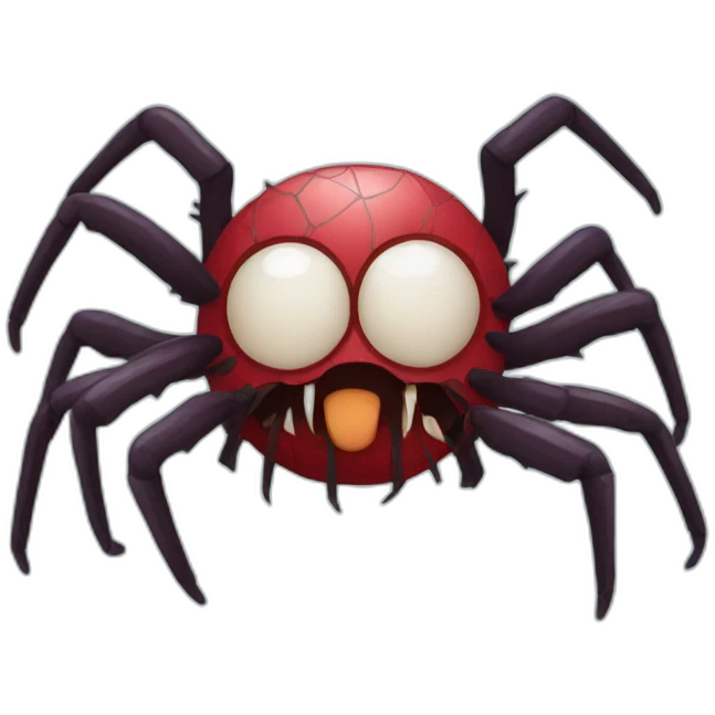 Horror spider emoji