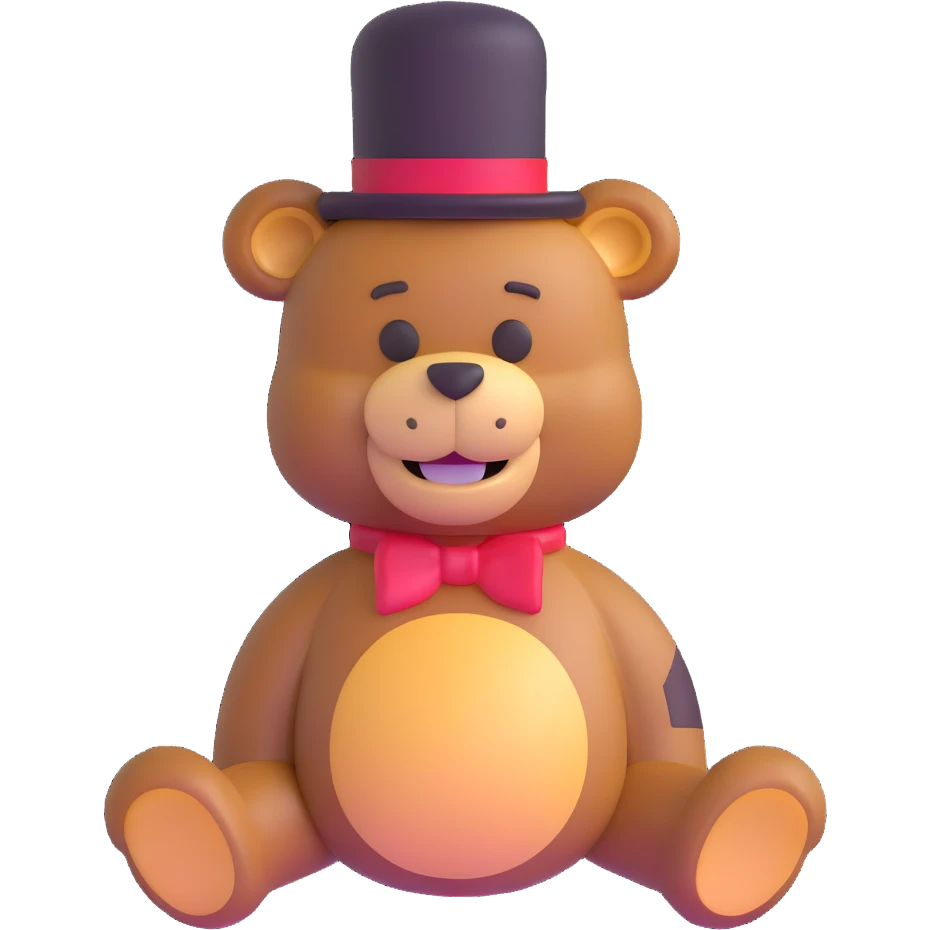 Freddy Fazbear bear emoji