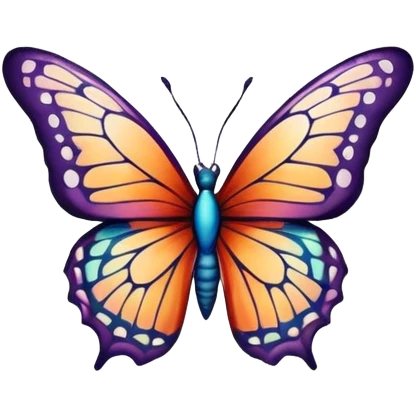 Butterfly tattoo on leg emoji