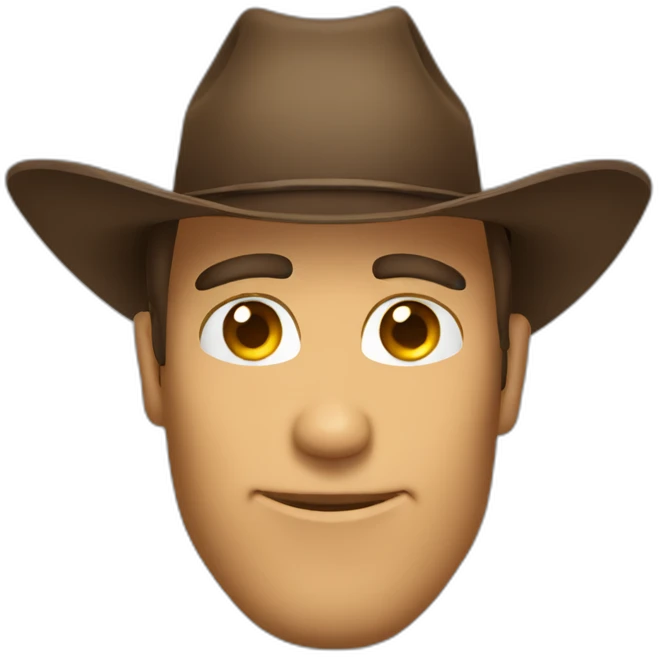 Cowboy hat eyes emoji