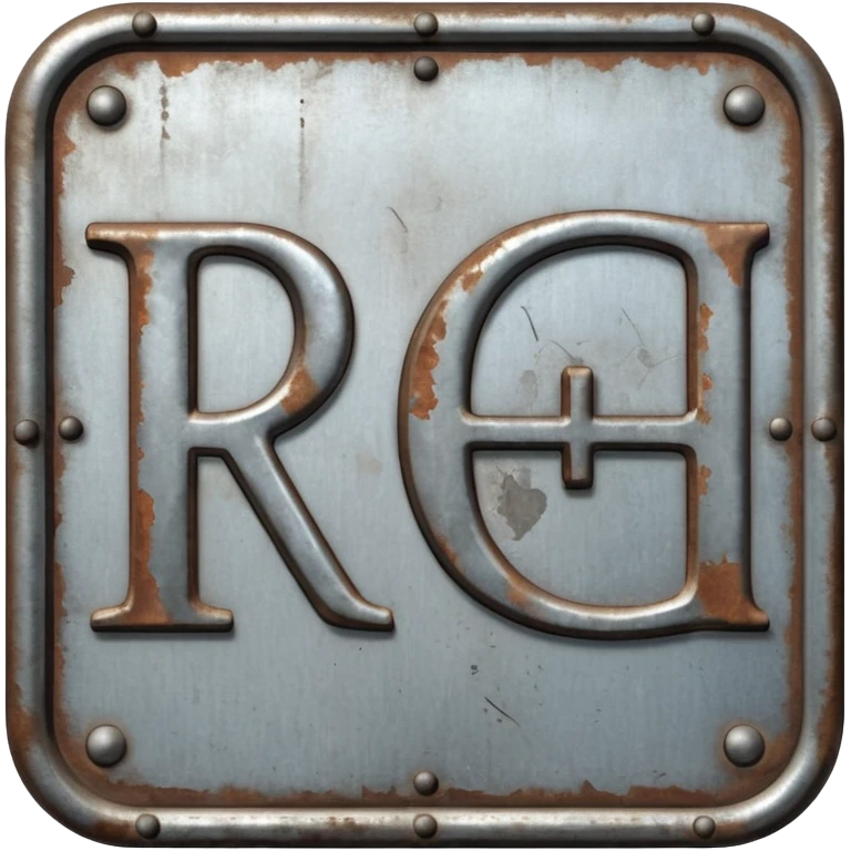 a sign with "RCH" written on it in capital letters emoji