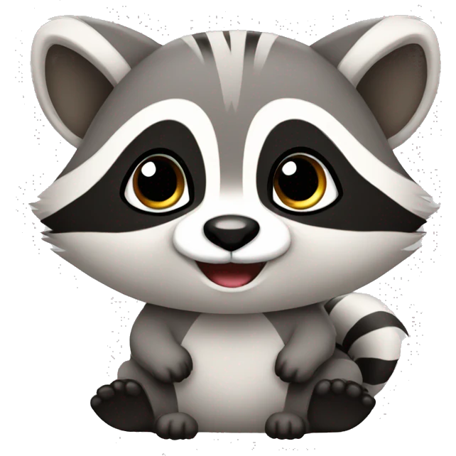 cute raccon emoji