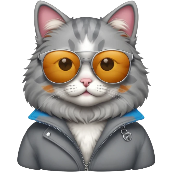 Cat wearing sunglasses emoji