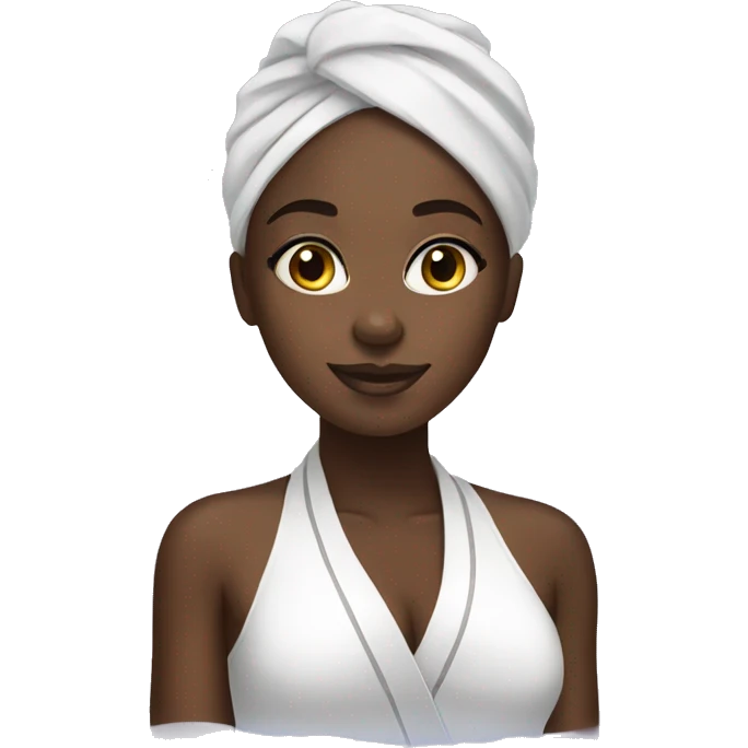 black girl spa  emoji