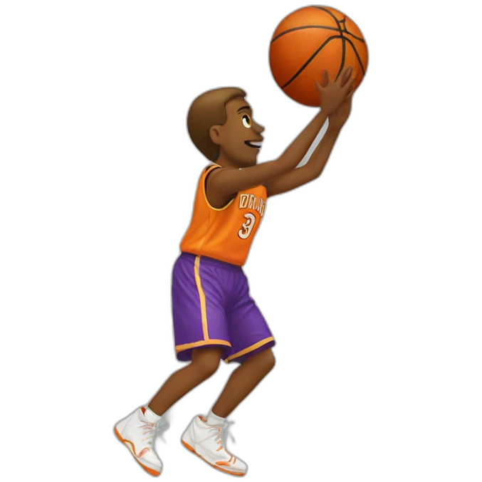 three pointer basketball emoji