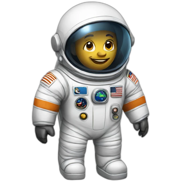 Spaceship astronaut emoji