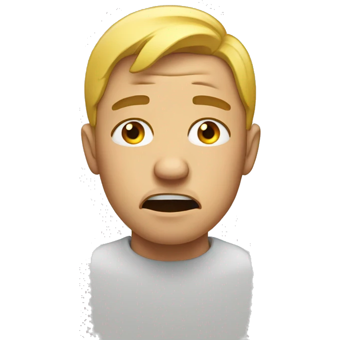 Crying man  emoji