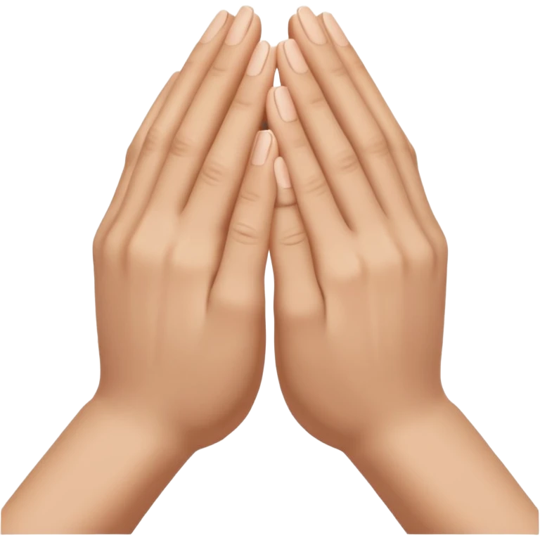 2 hands prayer emoji