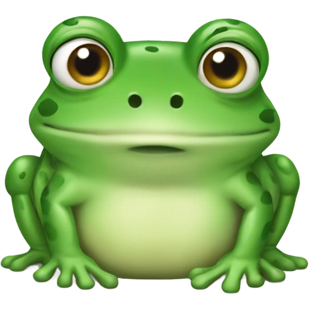 Awkward frog  emoji