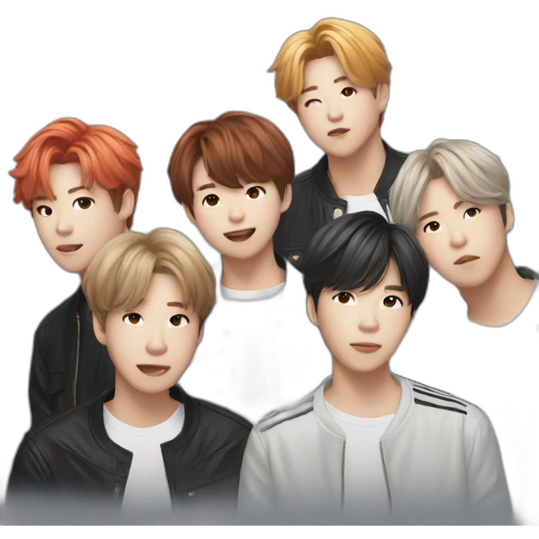 Bts group emoji