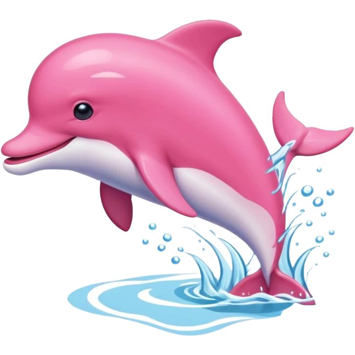 pink dolphin emoji