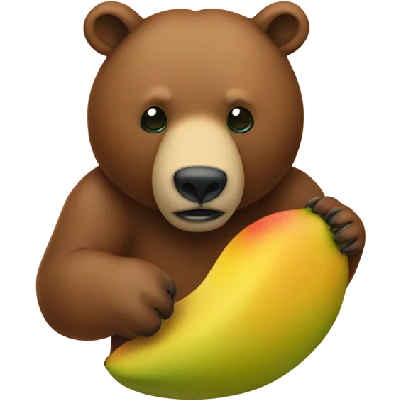 Kodiak bear mango emoji