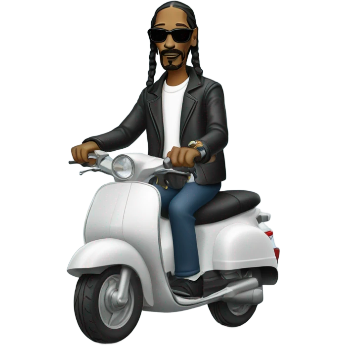 snoop dog on a moped emoji