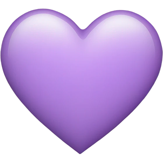 light purple heart  emoji