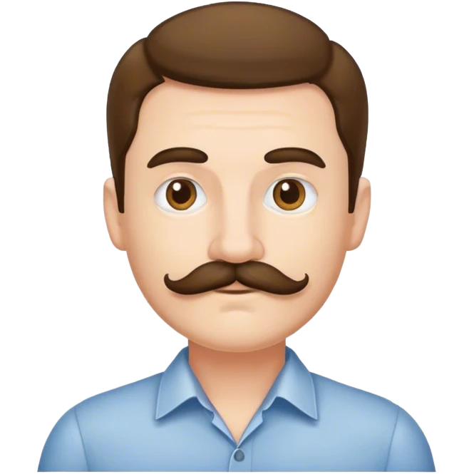 Hitler avec petite moustache  emoji