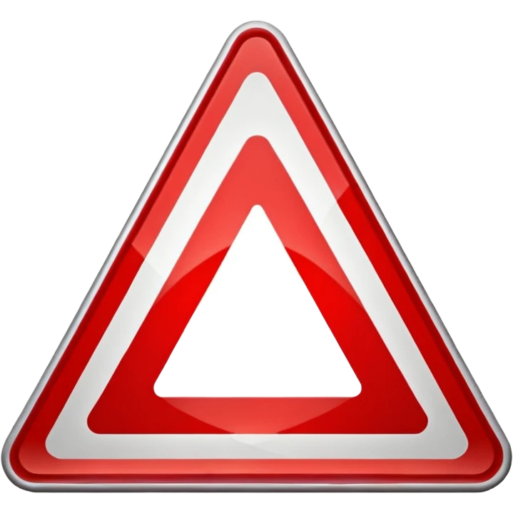 traffic sign trangle emoji
