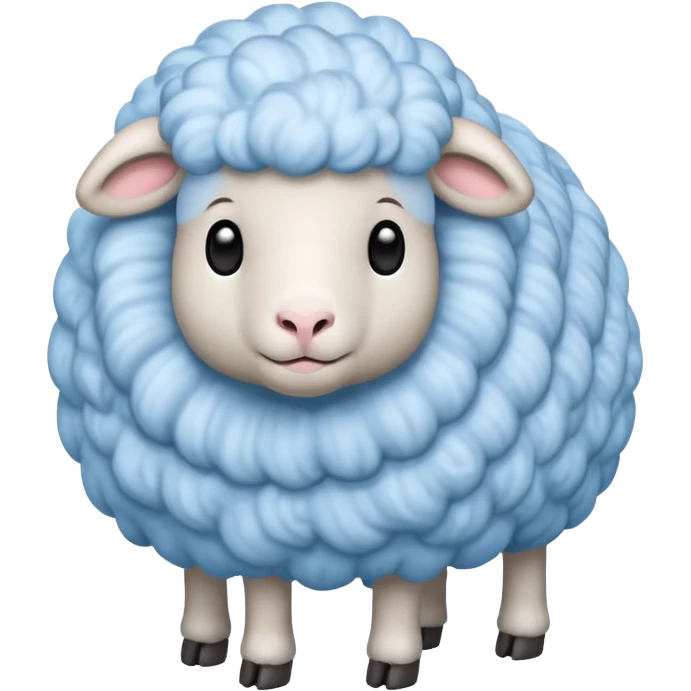 light blue sheep emoji
