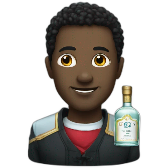 black organization gin emoji