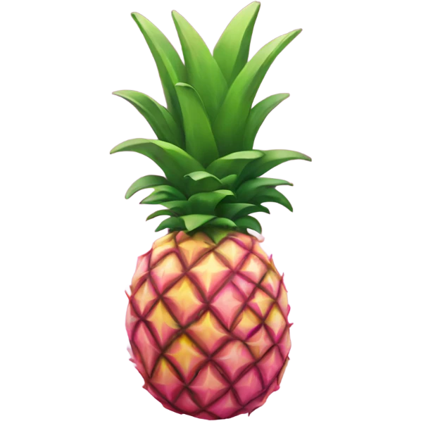 Pink pineapple  emoji