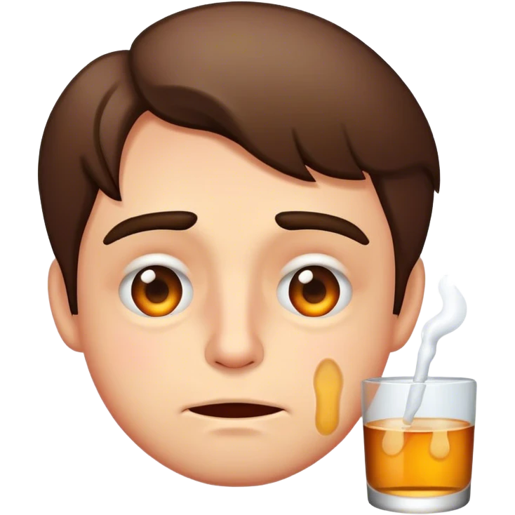 Drunk face emoji