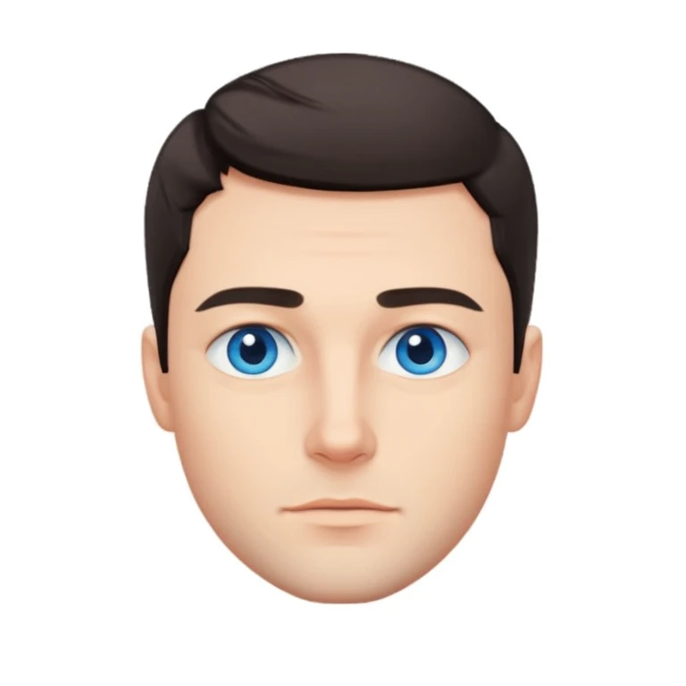 Man with perfect jawline emoji
