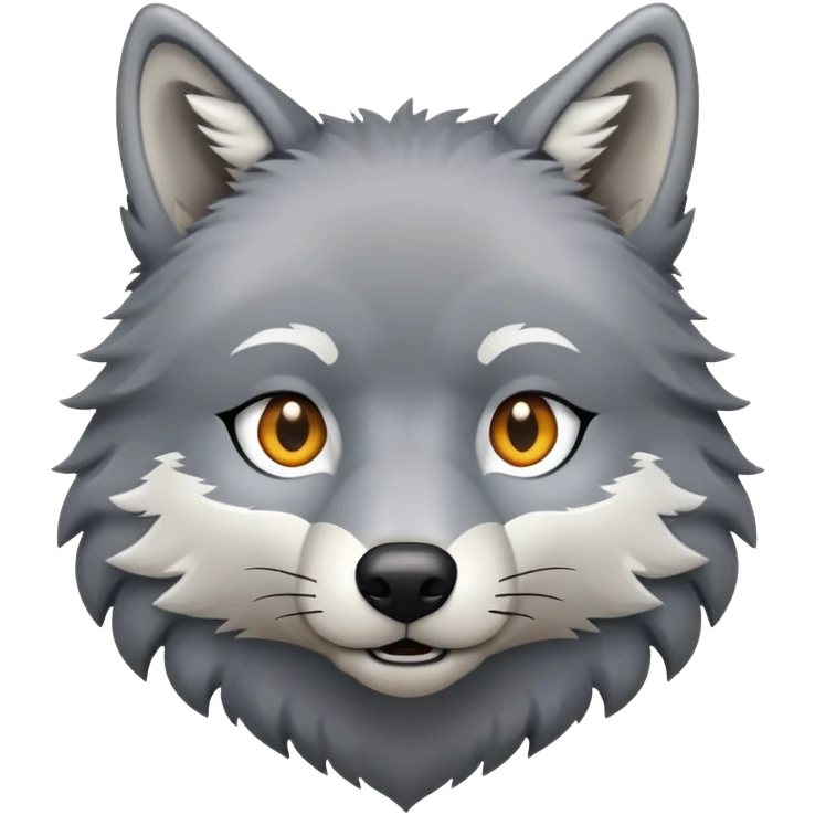 wolf with a square body emoji
