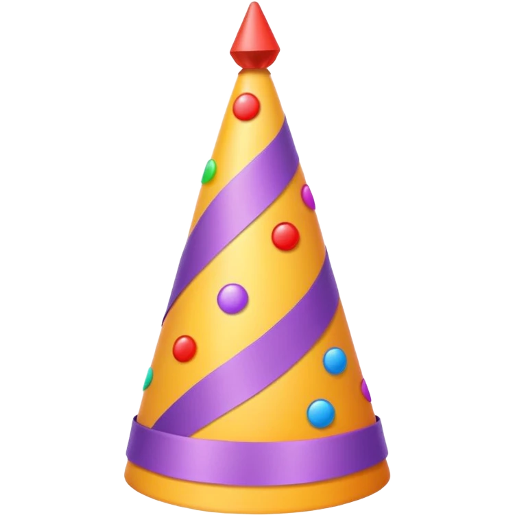 a Birthday hat emoji