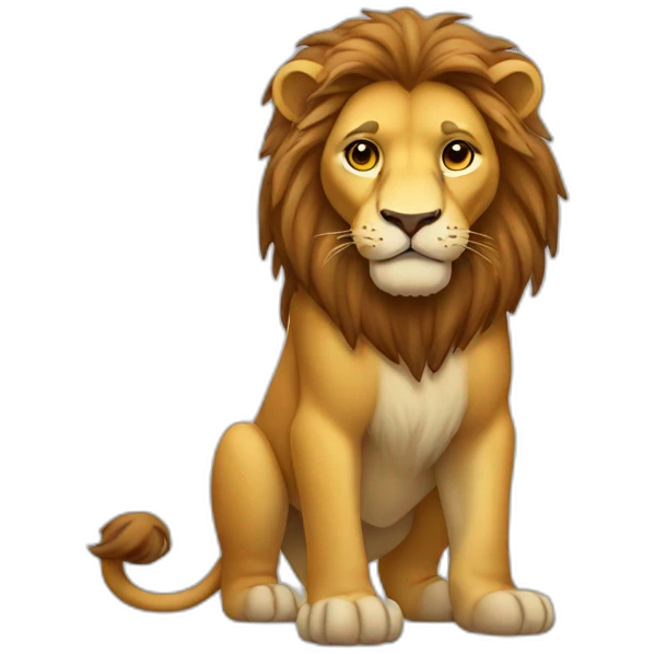 Lion Full Body emoji