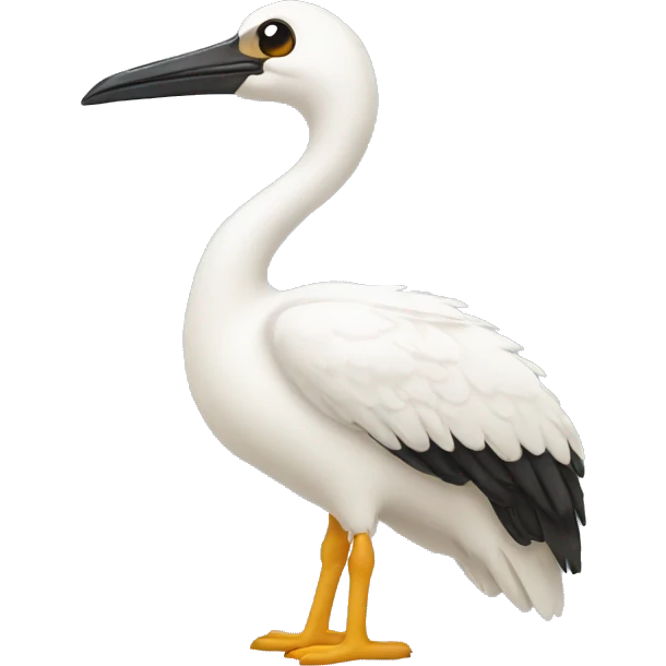 cigogne triste emoji