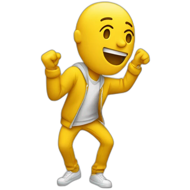 Personne qui fait un dab emoji