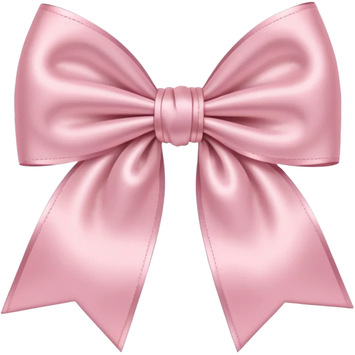 light pink bow emoji