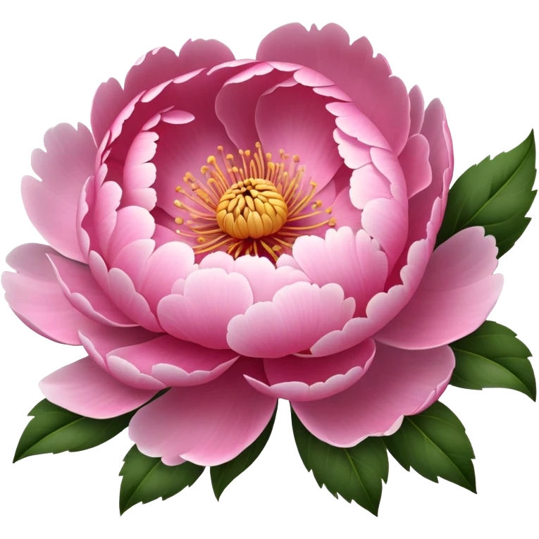 peony flower emoji