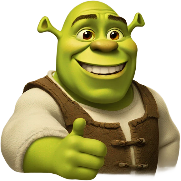 shrek thumb up emoji