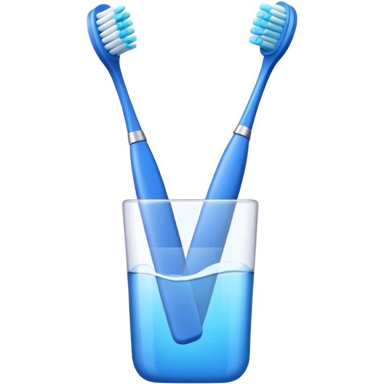 blue Toothbrush emoji