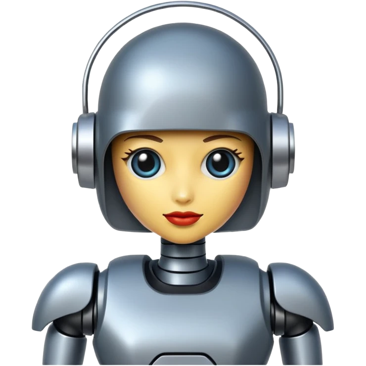 Create a robot but super sexy emoji