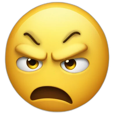 angry notetaking emoji