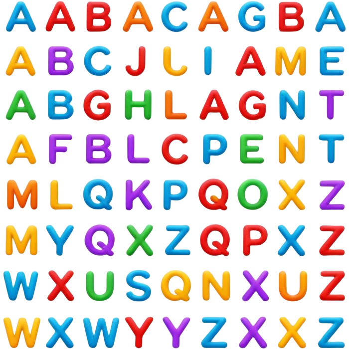 A to z alhpabet emoji