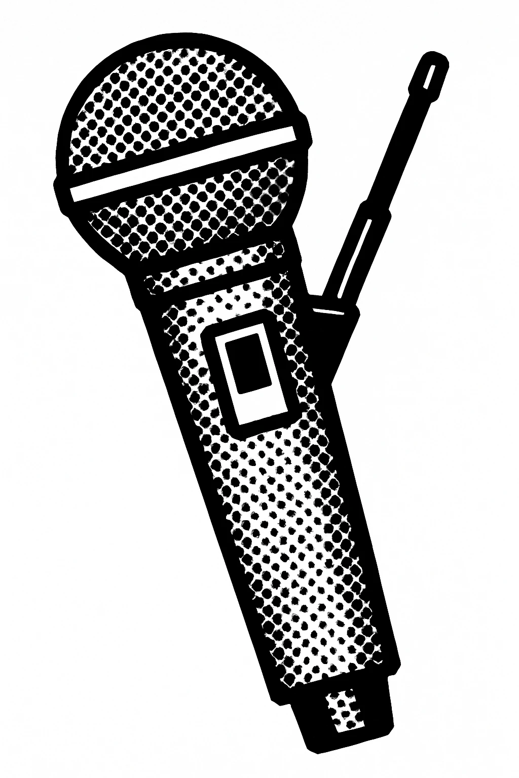 wireless microphone emoji