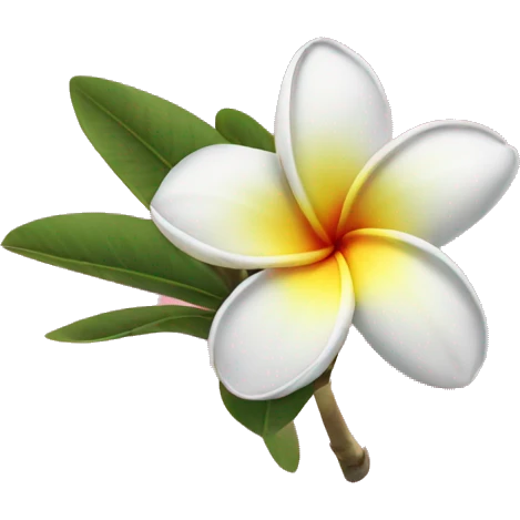 Plumeria  emoji