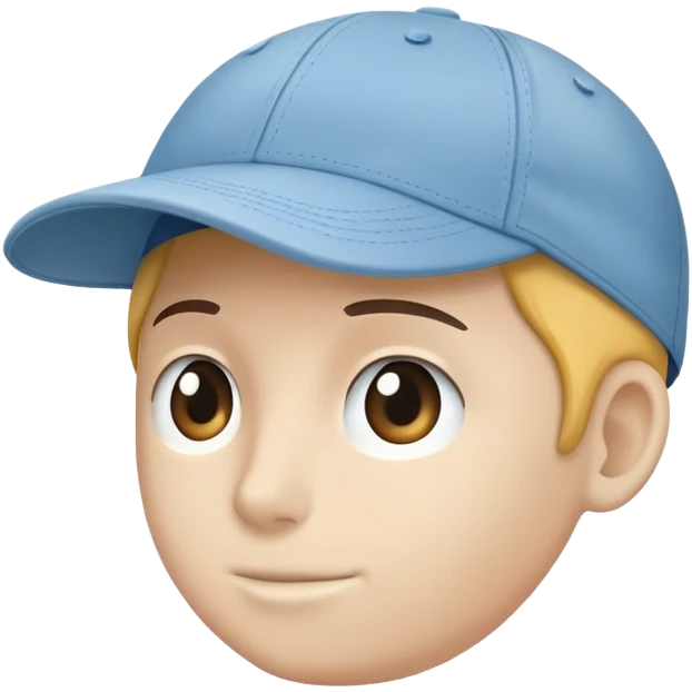 Baseball Cap in Dusty Blue emoji