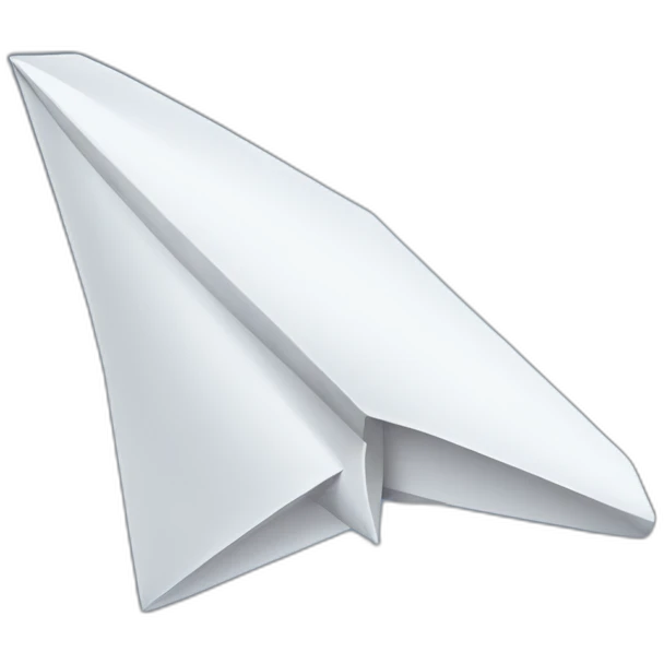 cute ghostly paper airplane emoji